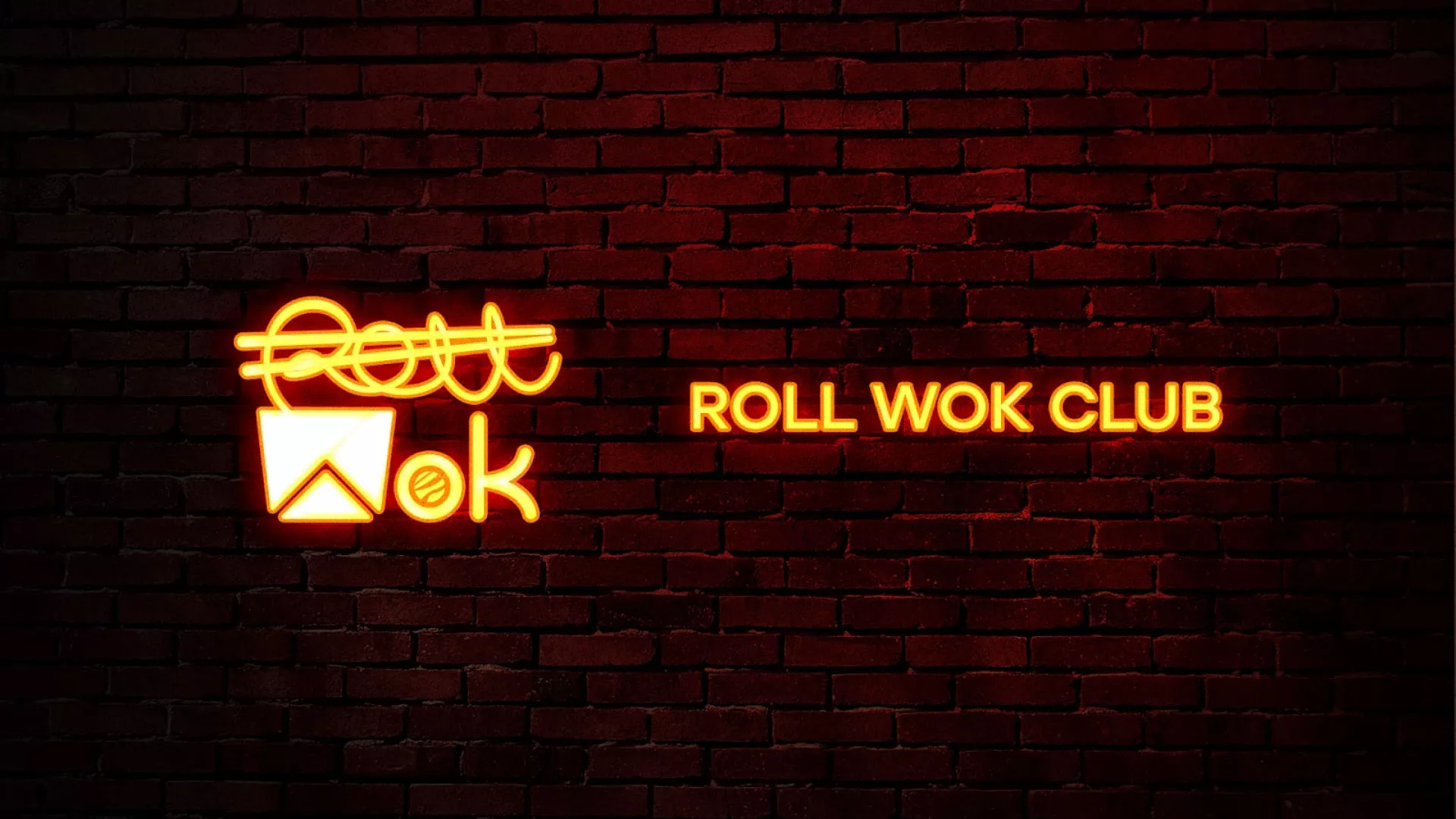 Разработка интерьерной вывески суши-бара «Roll Wok Club» в Макарьеве